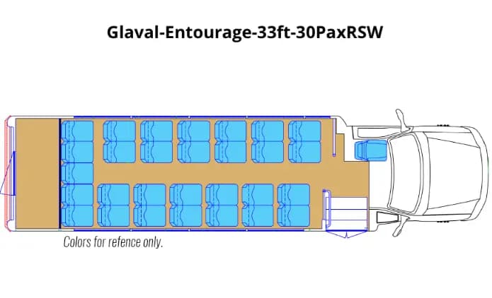 Glaval Entourage 33ft 30PaxRSW