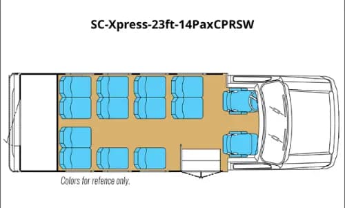 SC Xpress 23ft 14PaxCPRSW